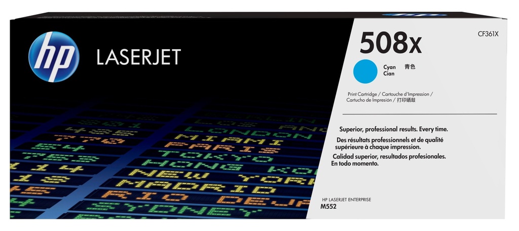 [CF361X] HP Cartuccia Toner ciano originale ad alta capacità LaserJet 508X