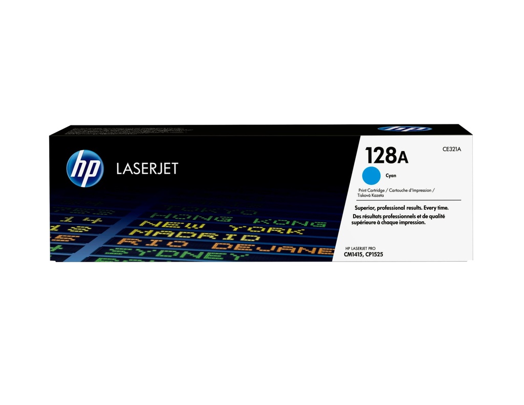 [CE321A] HP Cartuccia Toner originale ciano LaserJet 128A