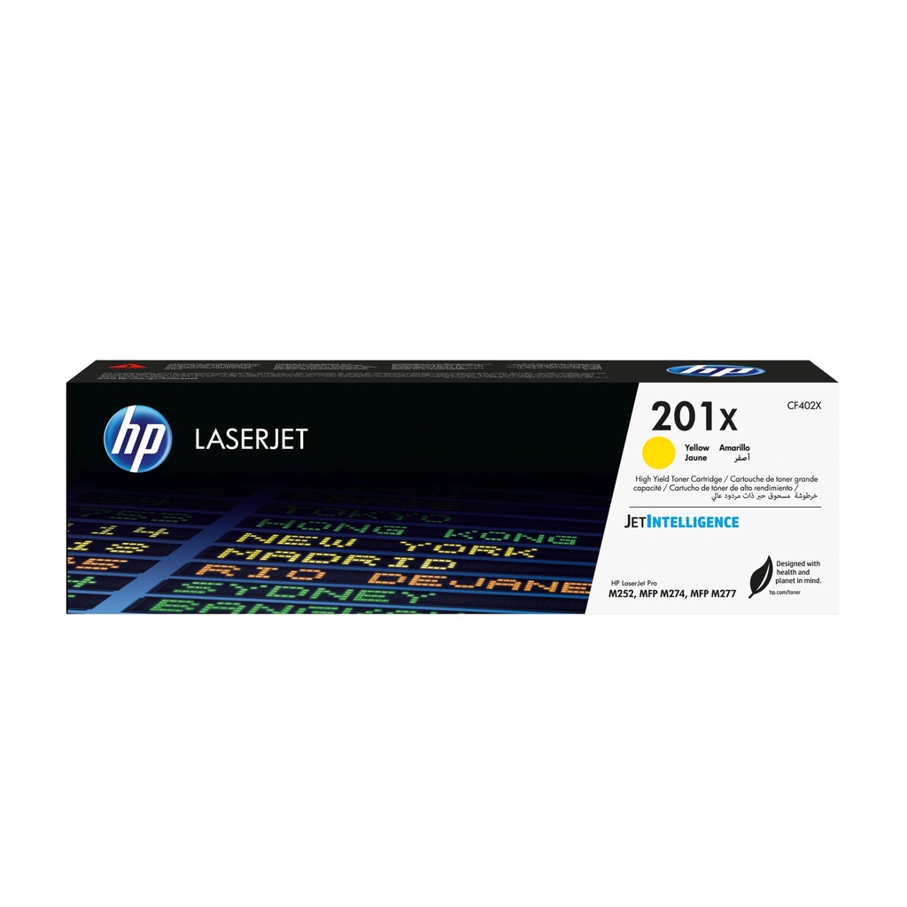 [CF402X] HP Cartuccia Toner originale giallo ad alta capacità LaserJet 201X