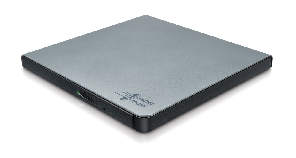 [GP57ES40.AHLE10B] Hitachi-LG Slim Portable DVD-Writer lettore di disco ottico DVD±RW Argento