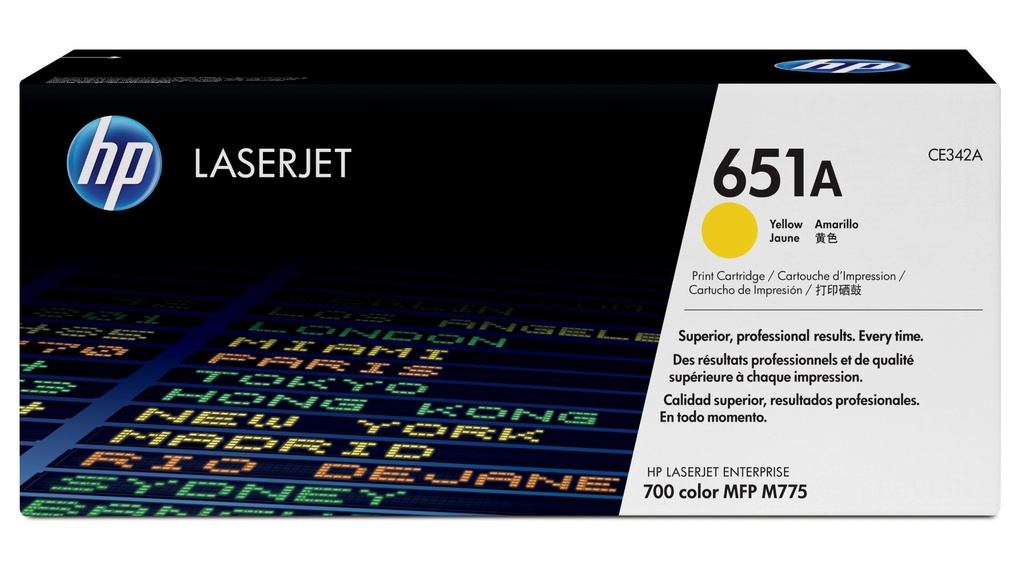 HP Cartuccia Toner originale giallo LaserJet 651A