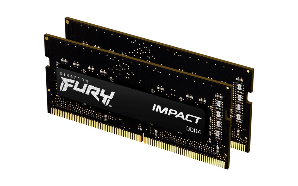 [KF432S20IBK2/16] Kingston Technology FURY 16GB 3200MT/s DDR4 CL20 SODIMM (Kit of 2) Impact