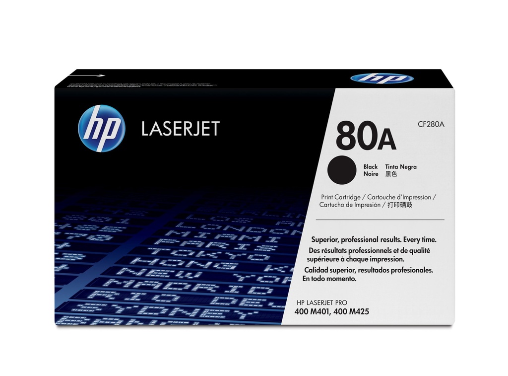 [CF280A] HP Cartuccia Toner originale nero LaserJet 80A