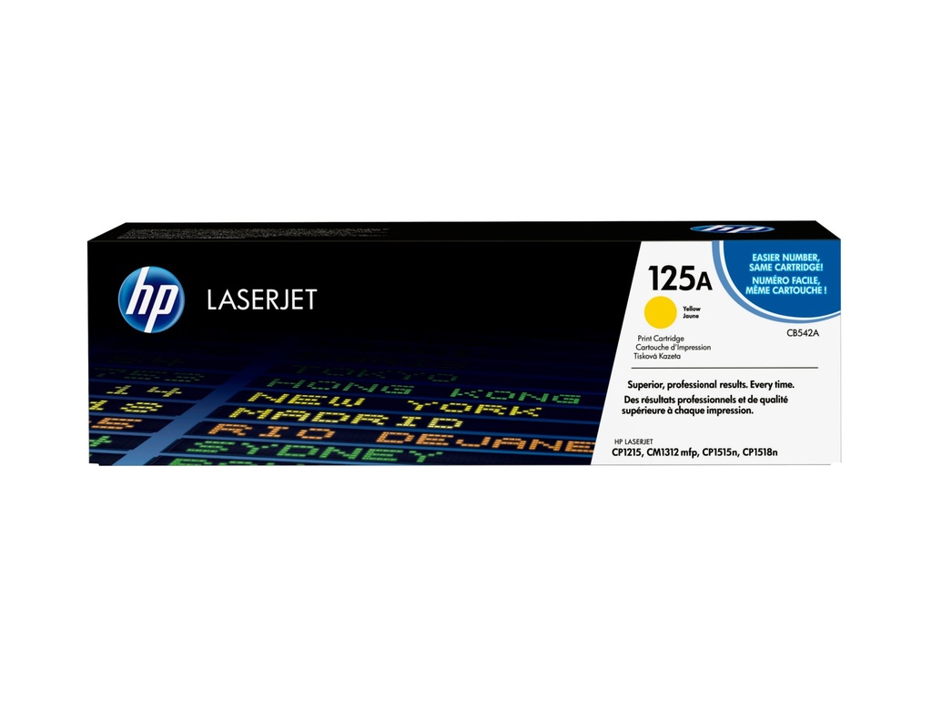 [CB542A] HP Cartuccia Toner originale giallo LaserJet 125A