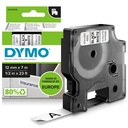 DYMO D1 etichette originali | stampa nera su bianco | 12 mm x 7 m | etichette autoadesive per etichettatrice LabelManager | 1 Pezzo