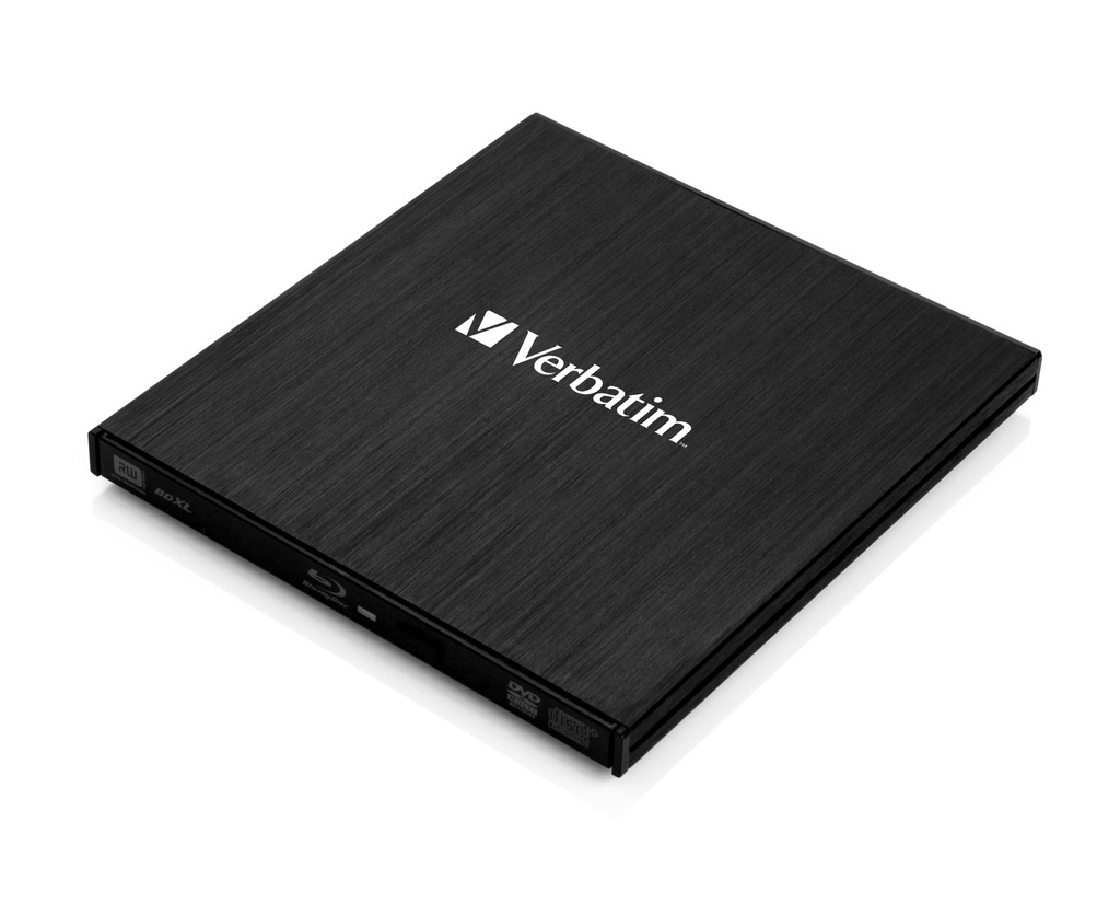 [43890] Verbatim External Slimline lettore di disco ottico Blu-Ray RW Nero