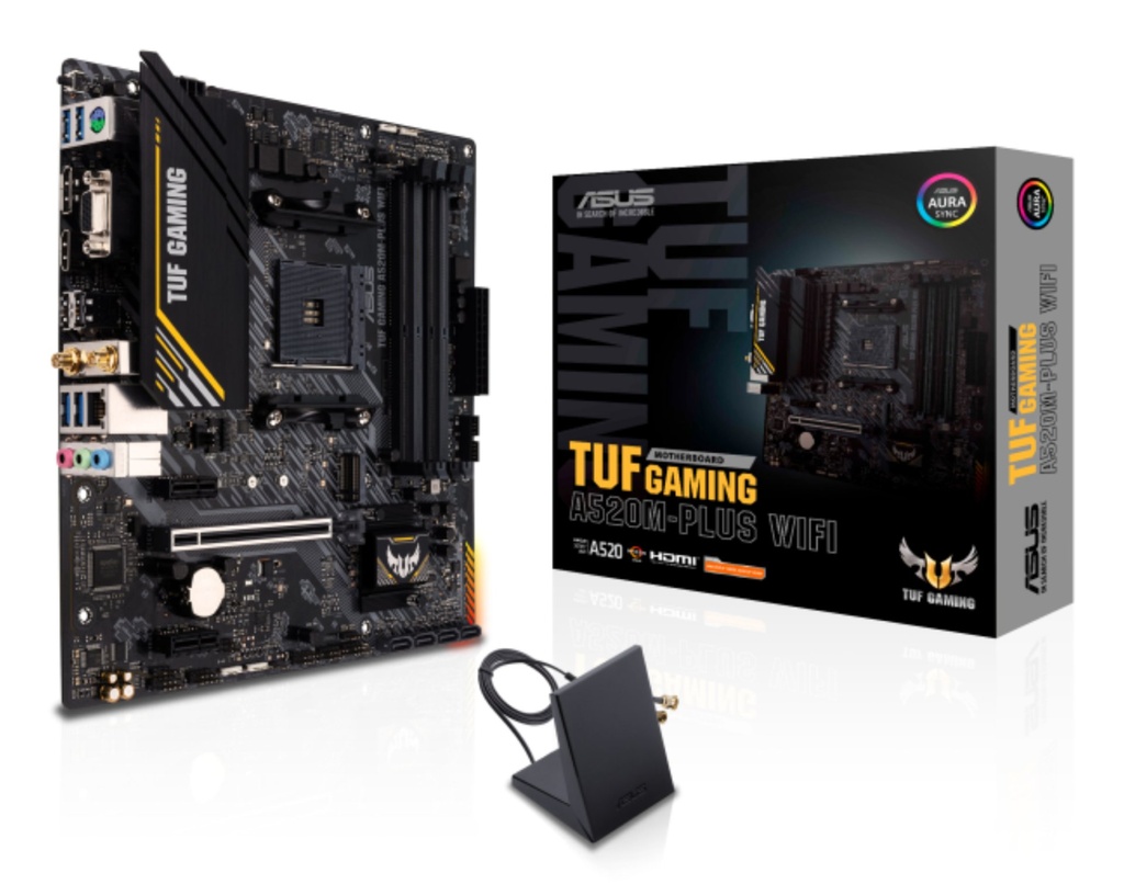 [90MB17F0-M0EAY0] Scheda Madre AMD ASUS TUF GAMING A520M-PLUS WIFI AM4 Micro-ATX