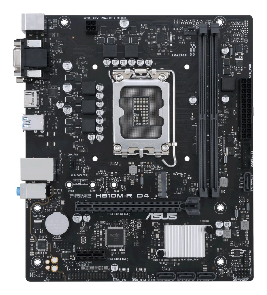 [90MB1B40-M0ECY0] Scheda Madre Intel ASUS PRIME H610M-R DDR4 LGA 1700 Micro-ATX