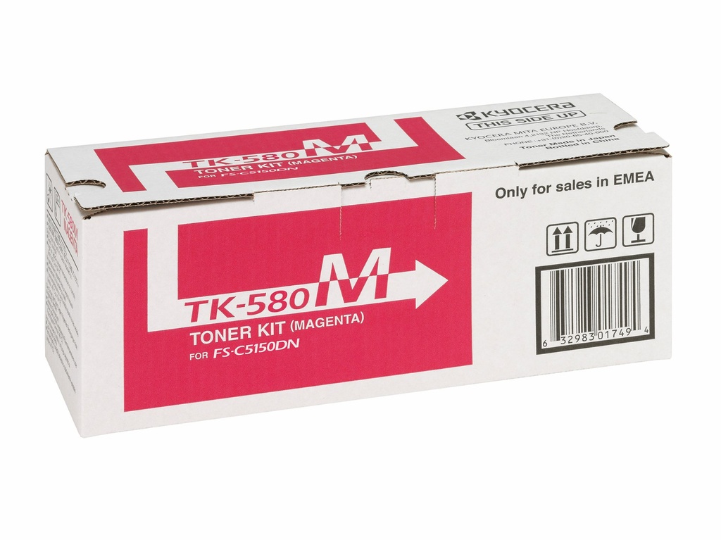 [TK-580m] KYOCERA TK-580M cartuccia toner 1 pz Originale Magenta