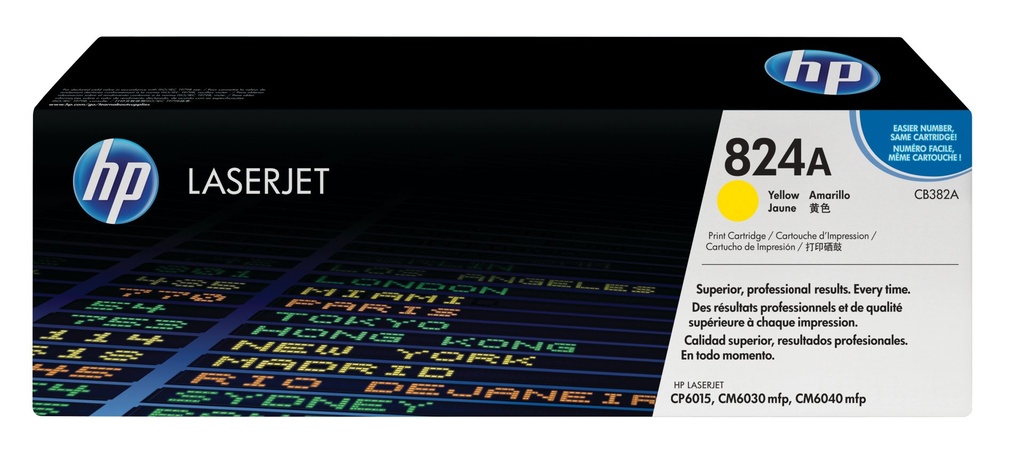 [CB382A] HP Cartuccia Toner originale giallo LaserJet 824A