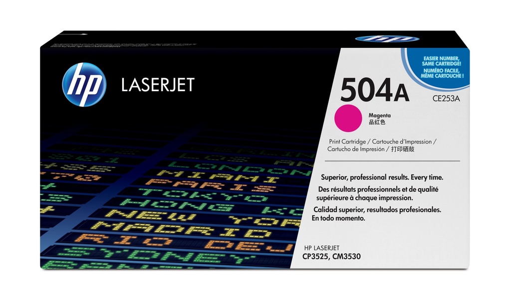 [CE253A] HP Cartuccia Toner originale magenta LaserJet 504A