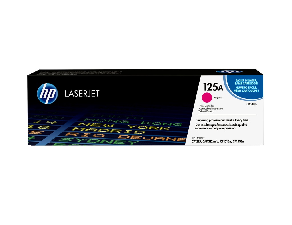 [CB543A] HP Cartuccia Toner originale magenta LaserJet 125A