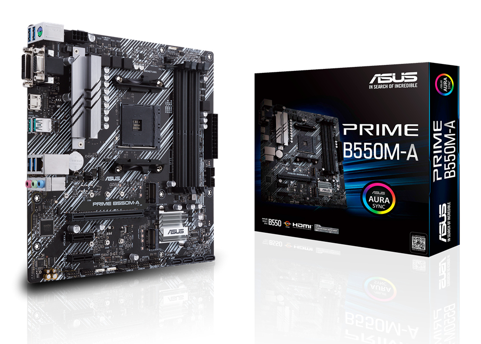 [90MB14I0-M0EAY0] Scheda Madre AMD ASUS PRIME B550M-A AM4 Micro-ATX