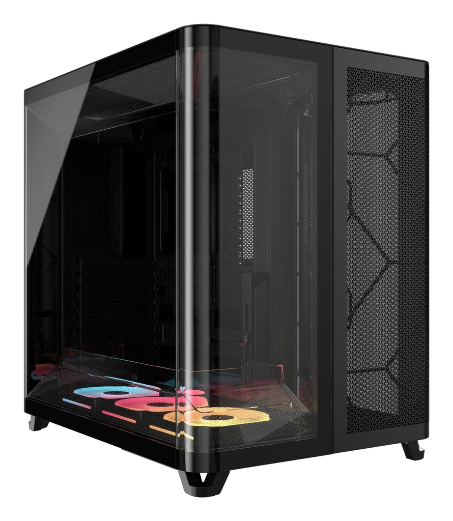 Case Corsair AIR 5400 LX-R LINK ARGB Midi Tower RGB  Vetro temperato Nero