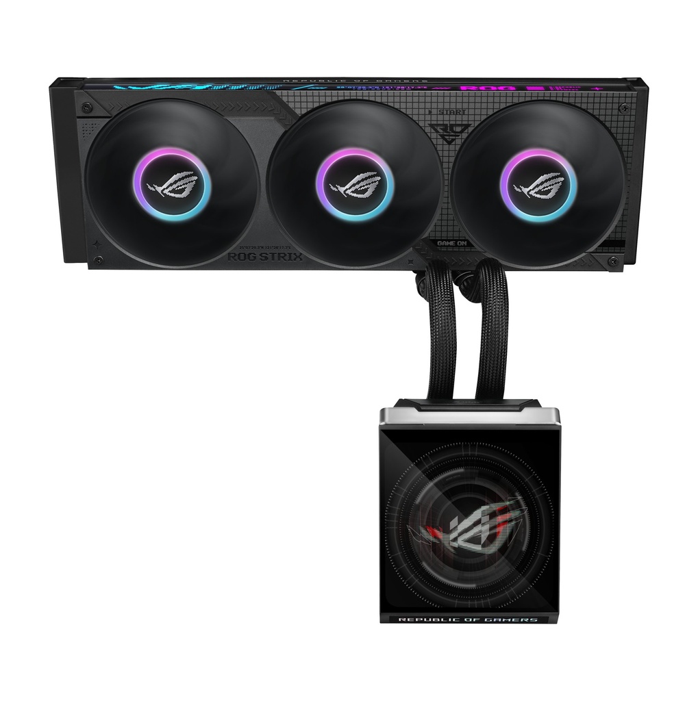 ASUS ROG Strix SLC IV 360 ARGB LCD Processore Kit di raffreddamento a liquido 12 cm Nero 1 pz