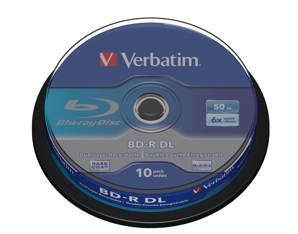 [43746] Verbatim 43746 disco vergine Blu-Ray BD-R 50 GB 10 pz