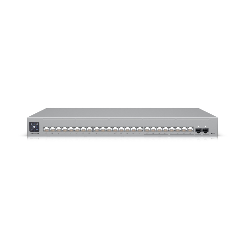 [USW-Pro-Max-24-PoE] Ubiquiti USW-Pro-Max-24-PoE L3 2.5G Ethernet (100/1000/2500) Supporto Power over Ethernet (PoE) Grigio