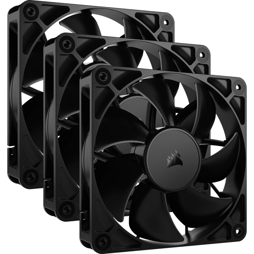 [CO-9050189-WW] Corsair RS120 Case per computer Ventilatore 12 cm Nero 3 pz