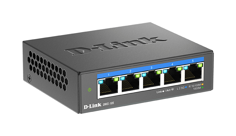 [DMS-105/E] D-Link DMS-105 Non gestito L2 2.5G Ethernet (100/1000/2500) Nero