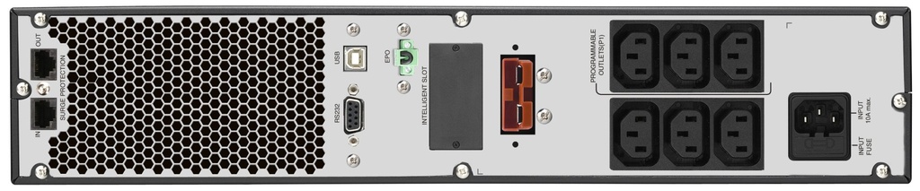 [10120144] PowerWalker VFI 1000RM LCD gruppo di continuità (UPS) Doppia conversione (online) 1 kVA 900 W 6 presa(e) AC