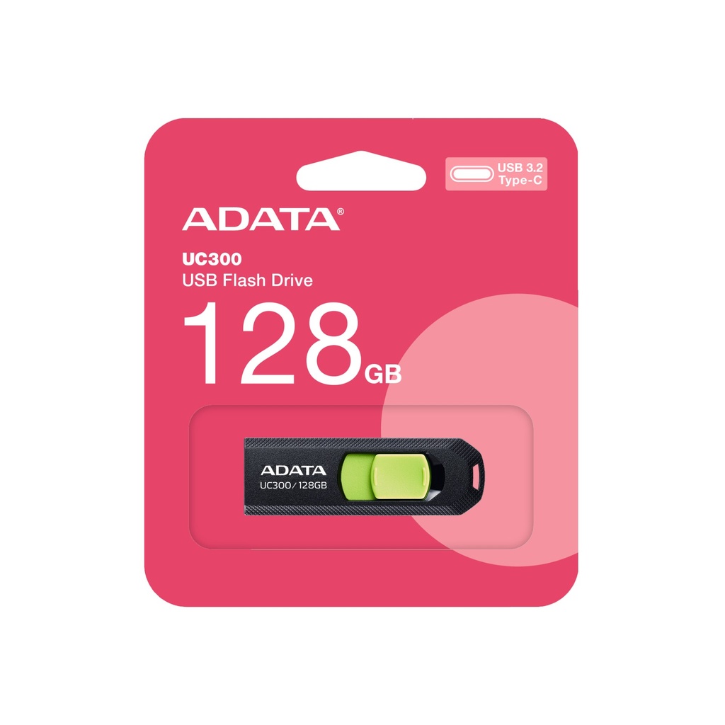ADATA ACHO-UC300-128G-RNB unità flash USB 128 GB USB tipo-C 3.2 Gen 1 (3.1 Gen 1) Nero