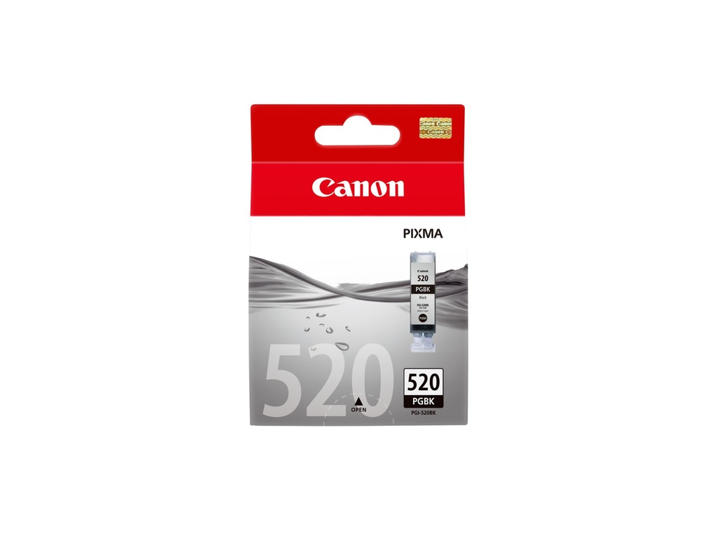 ORIGINAL Canon Cartuccia d'inchiostro nero PGI-520bk 2932B001 ~341 Seiten 19ml