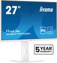 iiyama ProLite XUB2797HSN-W2 Monitor PC 68,6 cm (27") 1920 x 1080 Pixel Full HD LED Bianco