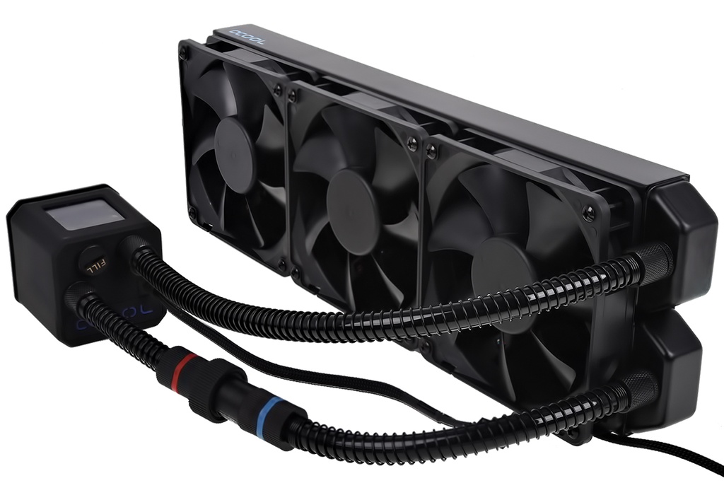 [11286] Alphacool Eisbaer 360 CPU Processore Raffreddatore di liquidi tutto in uno 12 cm Nero