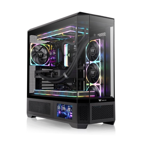 Case Thermaltake View 600 TG Big Tower E-ATX ARGB Vetro Temperato Nero