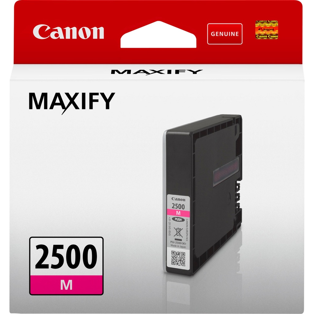 ORIGINAL Canon Cartuccia d'inchiostro magenta PGI-2500m 9302B001 ~700 Seiten 9,6ml