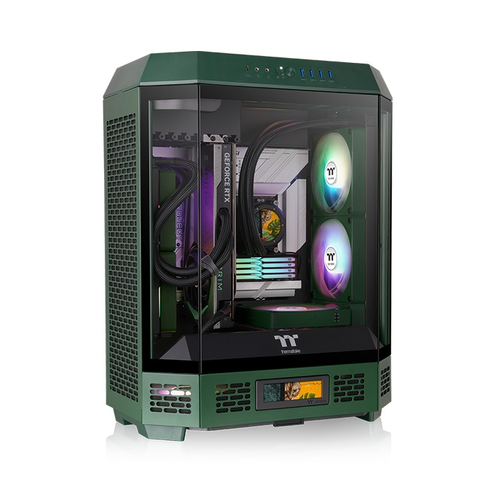 [CA-1Z1-00MCWN-00] Thermaltake Tower 600 Midi Tower Verde