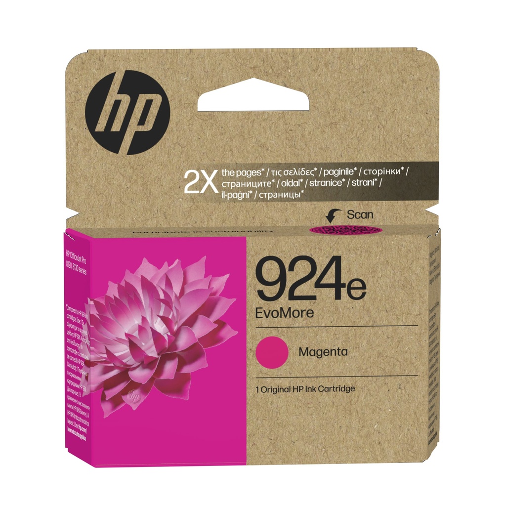 Cartuccia HP d'inchiostro magenta 4K0U8NE 924e 800 Pagine
