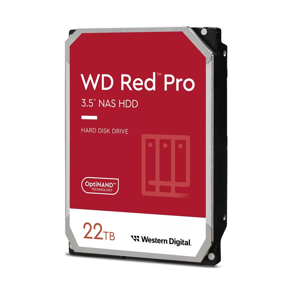 [WD221KFGX] Western Digital Red Pro disco rigido interno 22 TB 7200 Giri/min 512 MB 3.5" Serial ATA III