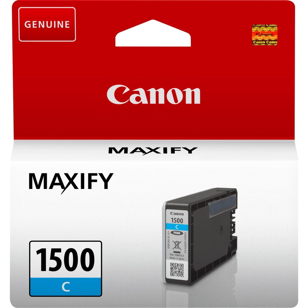 ORIGINAL Canon Cartuccia d'inchiostro ciano PGI-1500c 9229B001 ~300 Seiten 4,5ml