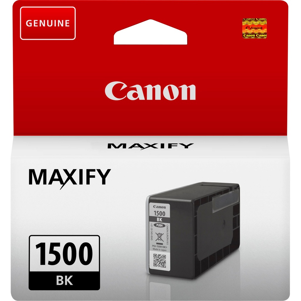 ORIGINAL Canon Cartuccia d'inchiostro nero PGI-1500bk 9218B001 ~400 Seiten 12,4ml