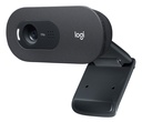 Logitech C505 Webcam HD - Videocamera USB Esterna 720p HD per Desktop o Laptop con Microfono a Lunga Portata, Compatibile con PC o Mac