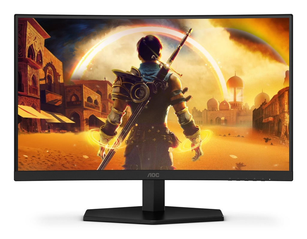 AOC G4 23.6" VA FHD 180Hz Monitor PC 59,9 cm (23.6") 1920 x 1080 Pixel Full HD LCD Nero, Rosso