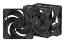 ARCTIC Freezer P12 Pro Reverse - 3 Pack Case per computer Ventilatore 12 cm Nero 3 pz