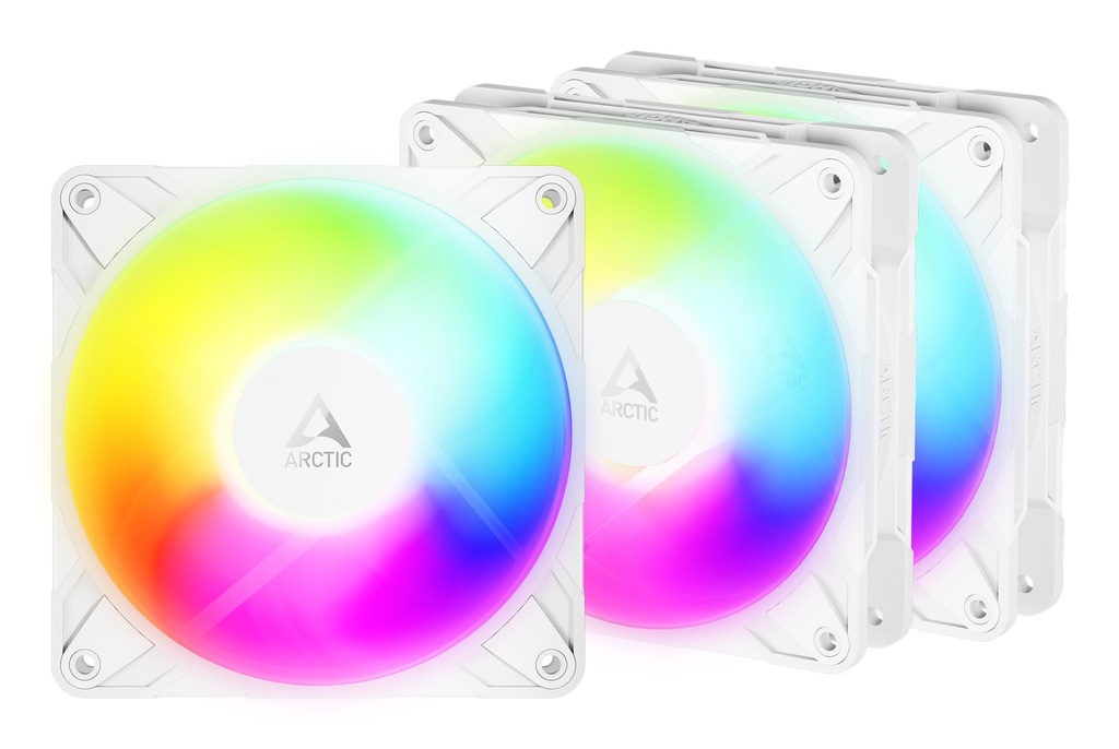 [ACFAN00334A] ARCTIC Freezer P12 Pro Reverse A-RGB (White) - 3 Pack Case per computer Ventilatore 12 cm Bianco 3 pz