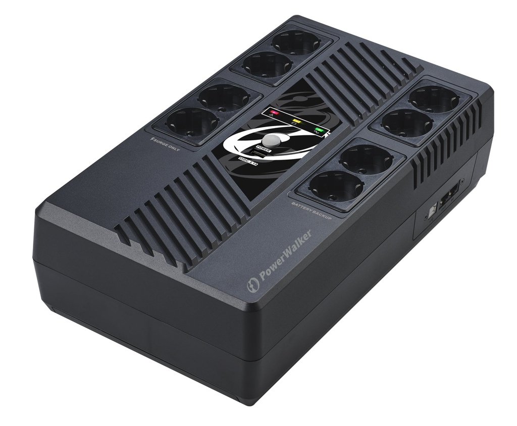 [10121162] PowerWalker VI 1000 MS gruppo di continuità (UPS) A linea interattiva 1 kVA 600 W 8 presa(e) AC