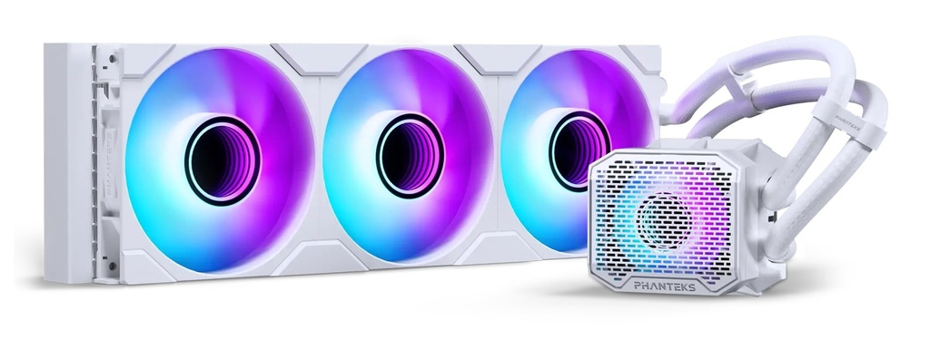 [PH-GO360M25G2_DWT02] Phanteks Glacier One 360M25G2 Case per computer Kit di raffreddamento a liquido 12 cm Bianco 1 pz