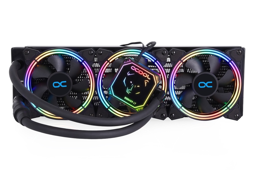 [11679] Alphacool Eisbaer Aurora LT360 Processore Raffreddatore di liquidi tutto in uno Nero 1 pz