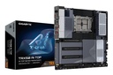 GIGABYTE TRX50 AI TOP - Supporta CPU AMD Ryzen PRO 7000, VRM Digitale a 16+8+4 Fasi, fino a 5200MHz DDR5 (OC), 4xPCIe 5.0 + 4xPCIe 4.0 M.2, Wi-Fi 7, LAN 10GbE, USB 3.2 Gen 2x2