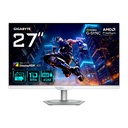 GIGABYTE M27UP ICE Monitor da gioco 27” 4K UHD - Modalità doppia (4K 160Hz o FHD 320Hz), 3840 x 2160, 1ms, 350 cd/m², FreeSync Premium, DisplayHDR400, HDMI 2.1, DisplayPort 1.4