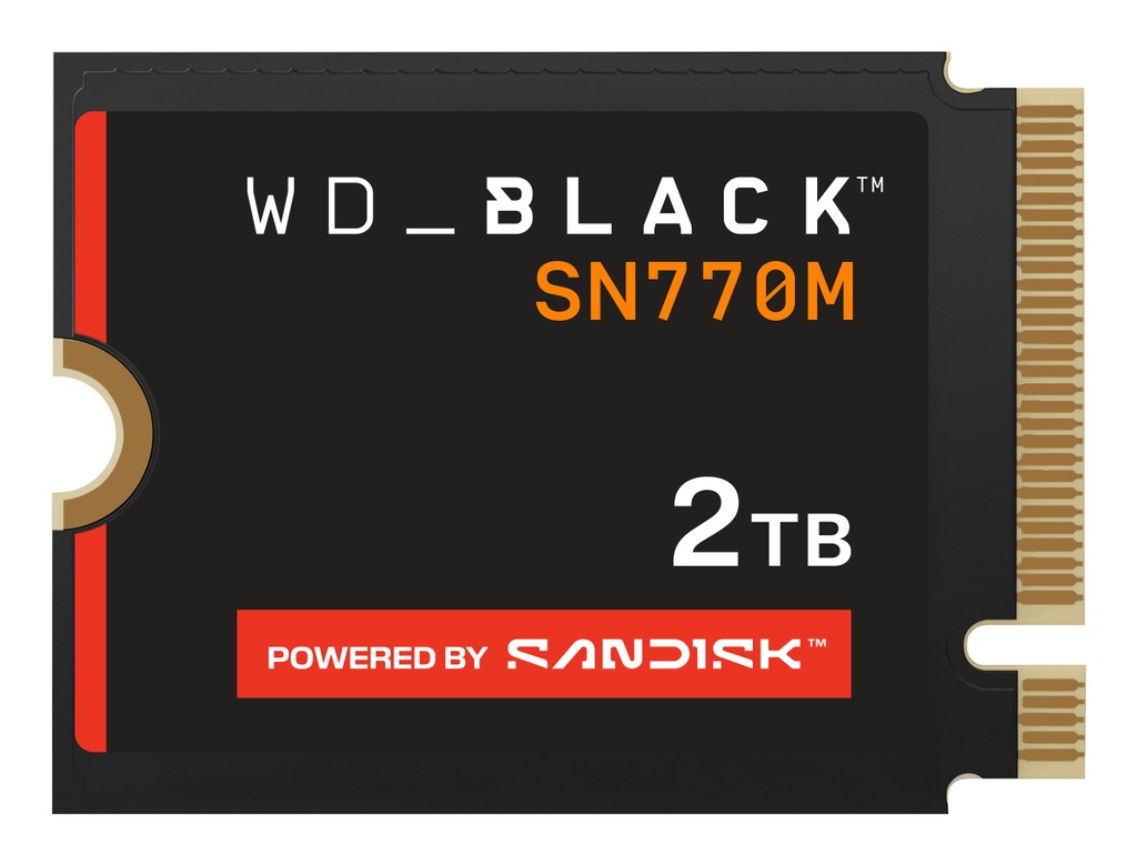 Western Digital Black WD_BLACK SN770M NVMe 2 TB M.2 PCI Express 4.0 TLC 3D NAND