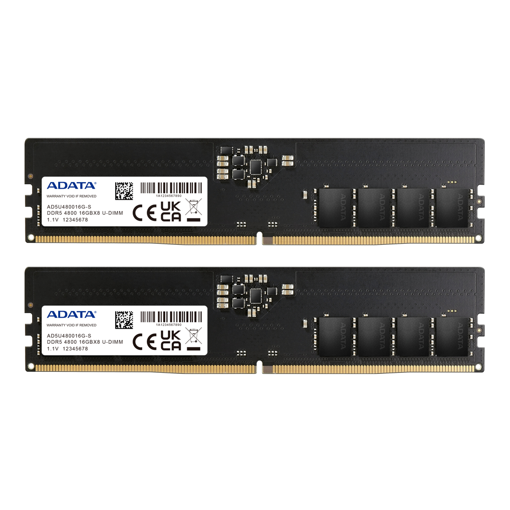 ADATA AD5U480016G-DT memoria 32 GB 2 x 16 GB DDR5 288-pin DIMM Data Integrity Check (verifica integrità dati)