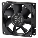 Silverstone FN80 Case per computer Ventilatore 8 cm Nero 1 pz