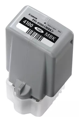 ORIGINAL Canon Cartuccia d'inchiostro Nero (opaco) PFI-4100mbk 6776C001 ~1315 Seiten 80ml