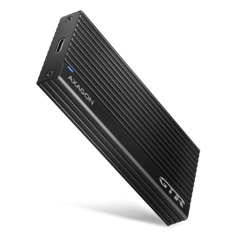 [EEM2-GTR] Axagon EEM2-GTR contenitore di unità di archiviazione Box esterno SSD Nero M.2