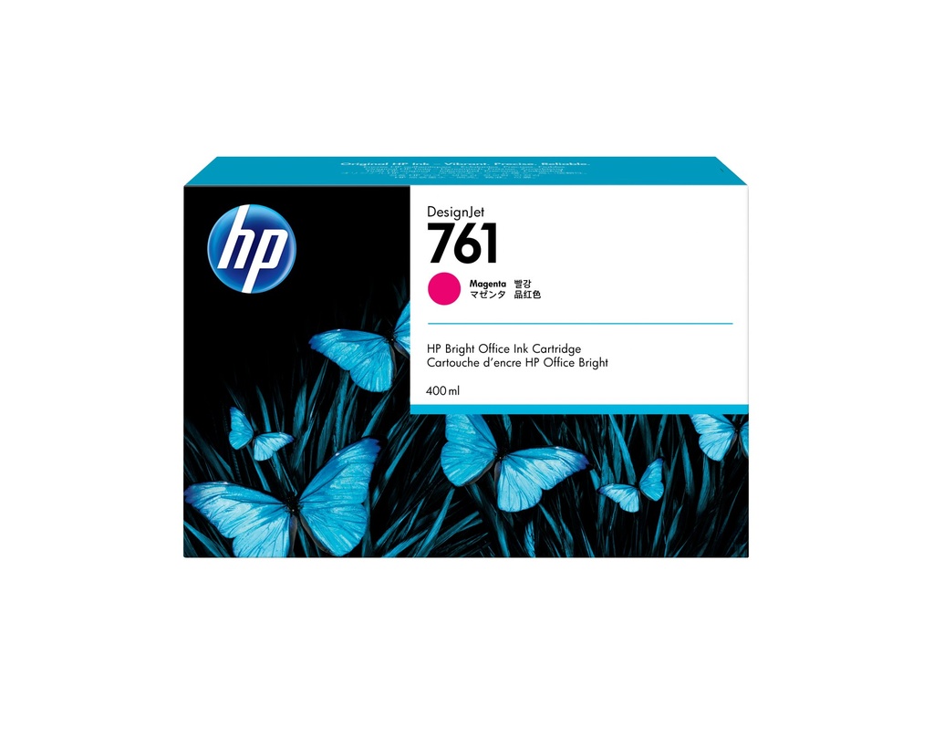 [CM993A] HP Cartuccia inchiostro magenta DesignJet 761, 400 ml